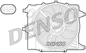 Вентилятор охлаждения DENSO DER23003