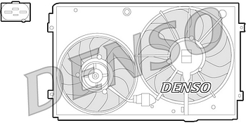 Вентилятор охлаждения DENSO DER32011