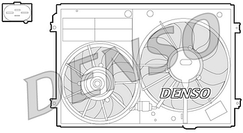 Вентилятор охлаждения DENSO DER32012