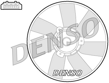 Вентилятор охлаждения DENSO DER32013