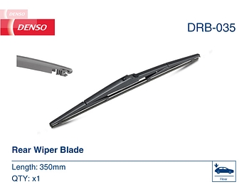 Щетка стеклоочистителя задняя DENSO DRB-035