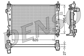 Радиатор охлаждения DENSO DRM01007