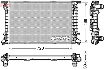 Радиатор охлаждения DENSO DRM02023