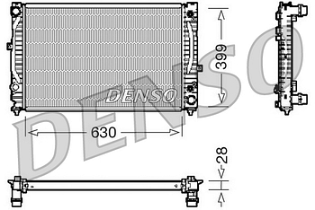 Радиатор охлаждения DENSO DRM02031
