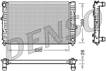 Радиатор охлаждения DENSO DRM02032