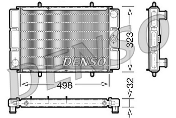 Радиатор охлаждения DENSO DRM03002