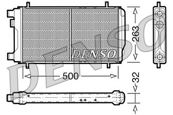Радиатор охлаждения DENSO DRM03010