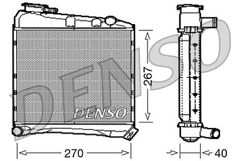 Радиатор охлаждения DENSO DRM03020