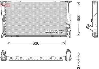 Радиатор охлаждения DENSO DRM05003