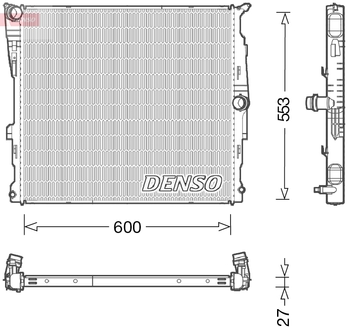 Радиатор охлаждения DENSO DRM05008