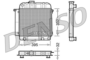 Радиатор охлаждения DENSO DRM05010