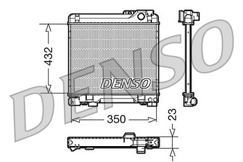 Радиатор охлаждения DENSO DRM05013