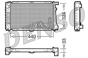 Радиатор охлаждения DENSO DRM05032