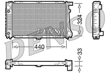 Радиатор охлаждения DENSO DRM05033