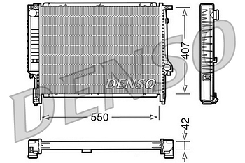 Радиатор охлаждения DENSO DRM05039