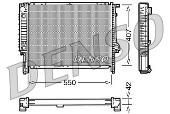 Радиатор охлаждения DENSO DRM05040