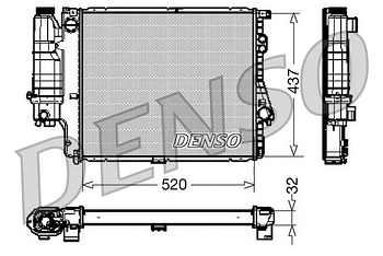 Радиатор охлаждения DENSO DRM05043