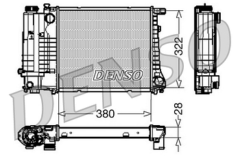 Радиатор охлаждения DENSO DRM05044