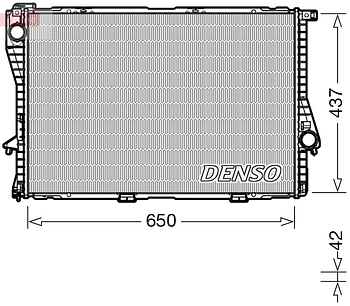 Радиатор охлаждения DENSO DRM05048
