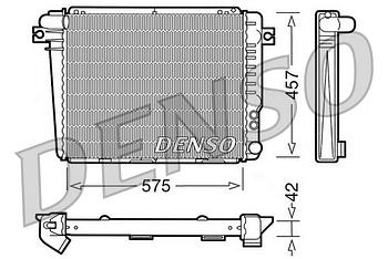 Радиатор охлаждения DENSO DRM05050