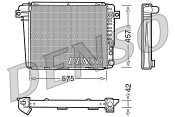 Радиатор охлаждения DENSO DRM05051