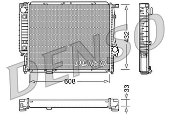 Радиатор охлаждения DENSO DRM05053