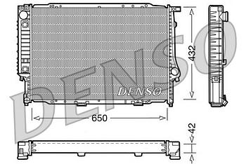 Радиатор охлаждения DENSO DRM05054