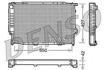 Радиатор охлаждения DENSO DRM05056