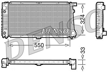 Радиатор охлаждения DENSO DRM05059