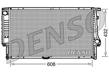 Радиатор охлаждения DENSO DRM05061