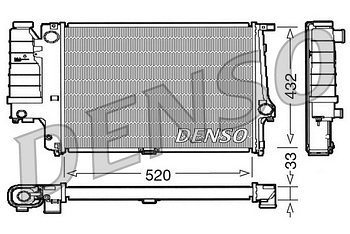 Радиатор охлаждения DENSO DRM05063