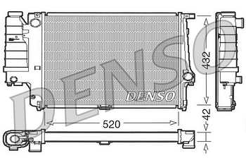 Радиатор охлаждения DENSO DRM05064