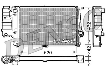 Радиатор охлаждения DENSO DRM05065