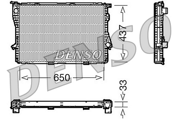 Радиатор охлаждения DENSO DRM05067