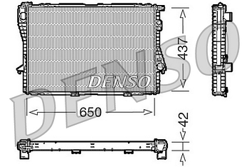 Радиатор охлаждения DENSO DRM05068