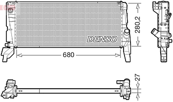 Радиатор охлаждения DENSO DRM05074