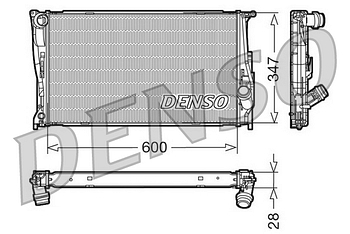Радиатор охлаждения DENSO DRM05111