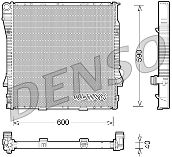Радиатор охлаждения DENSO DRM05114