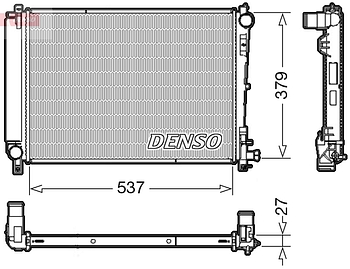 Радиатор охлаждения DENSO DRM06003
