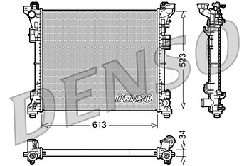 Радиатор охлаждения DENSO DRM06006