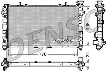 Радиатор охлаждения DENSO DRM06012