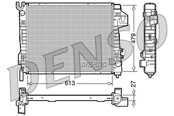 Радиатор охлаждения DENSO DRM06020