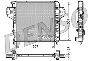 Радиатор охлаждения DENSO DRM06030