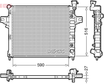 Радиатор охлаждения DENSO DRM06031