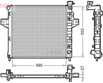 Радиатор охлаждения DENSO DRM06032