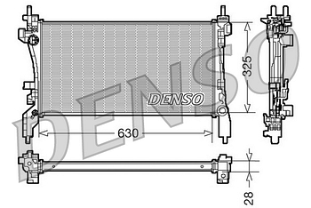 Радиатор охлаждения DENSO DRM07041