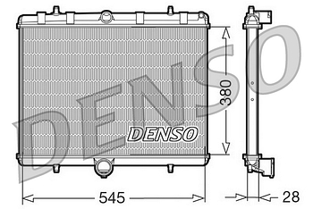 Радиатор охлаждения DENSO DRM07060
