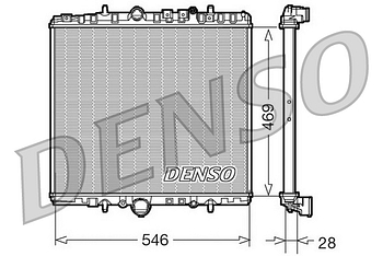 Радиатор охлаждения DENSO DRM07061