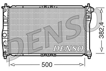 Радиатор охлаждения DENSO DRM08001