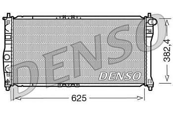 Радиатор охлаждения DENSO DRM08002